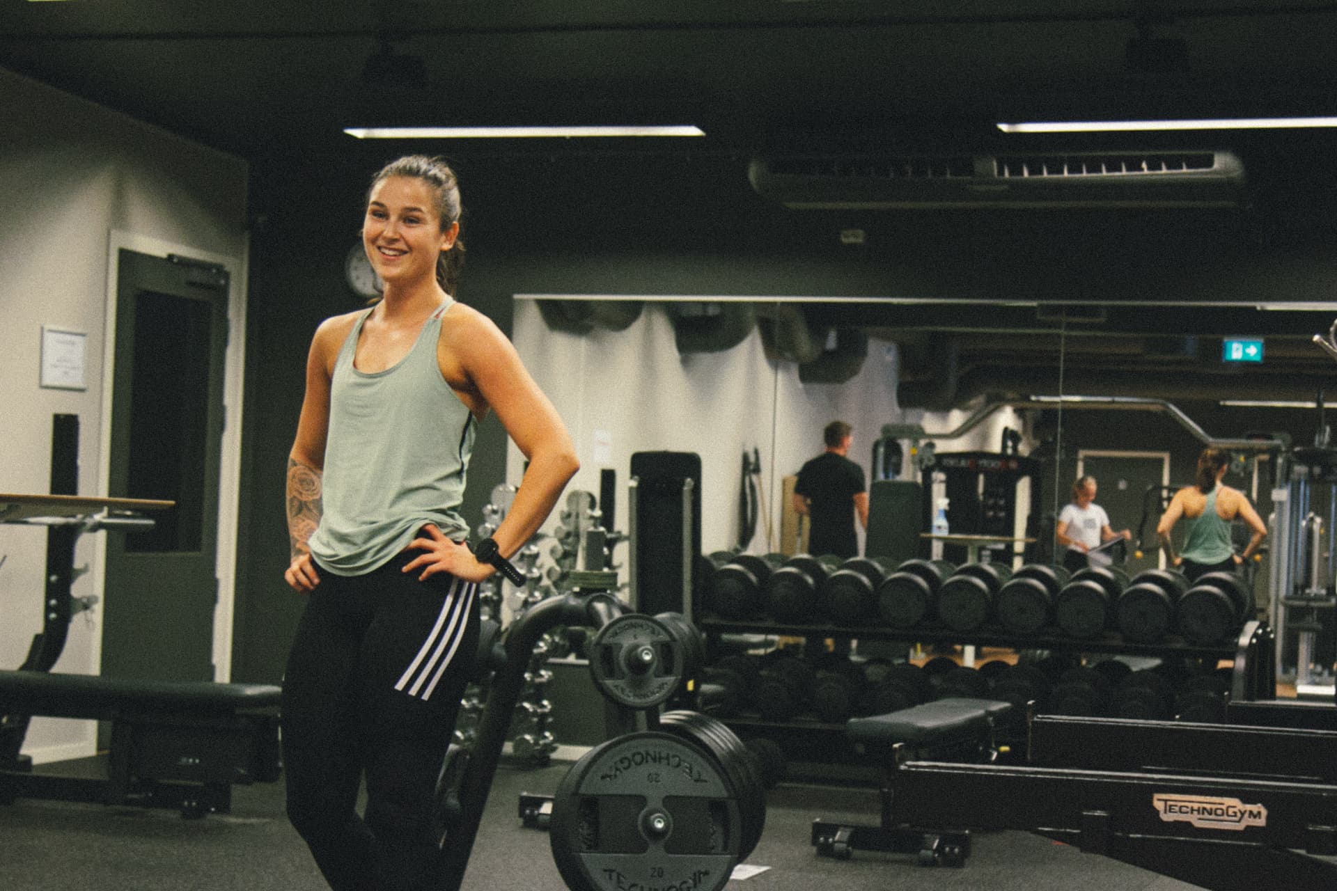 Medlem foran frivektsområdet hos Trimfit