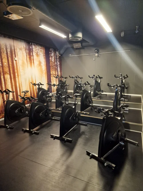 Spinningsalen med spinningsykler hos Trimfit